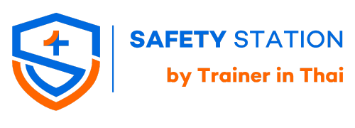 Safety Station by Trainer in Thai